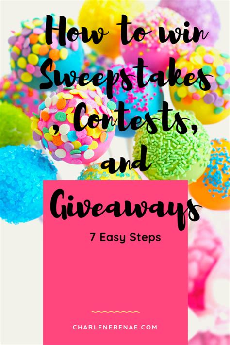 How to Win Sweepstakes .